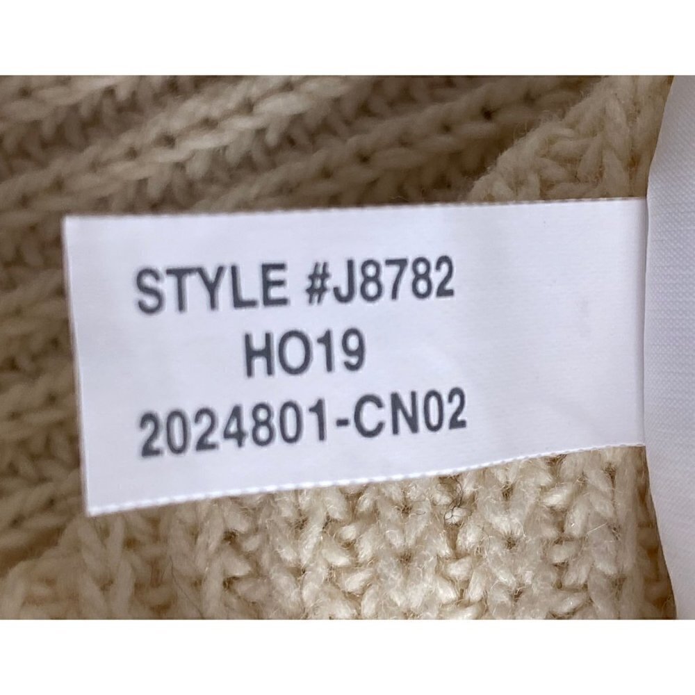 NWOT Madewell Patch Pocket Pullover Ivory Sweater Size 2X - Picture 11 of 11
